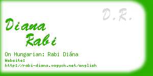 diana rabi business card